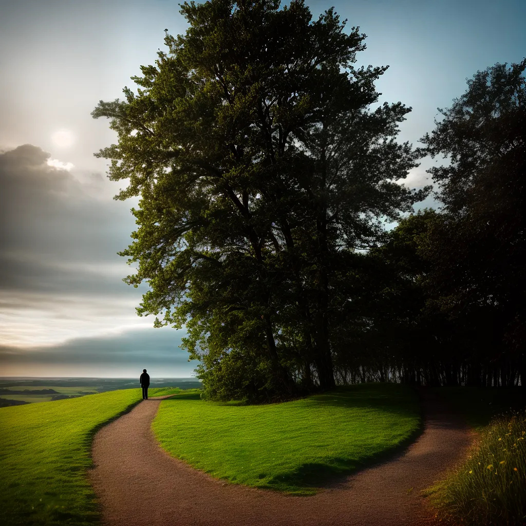 Fotos escolha caminho sol tempestade