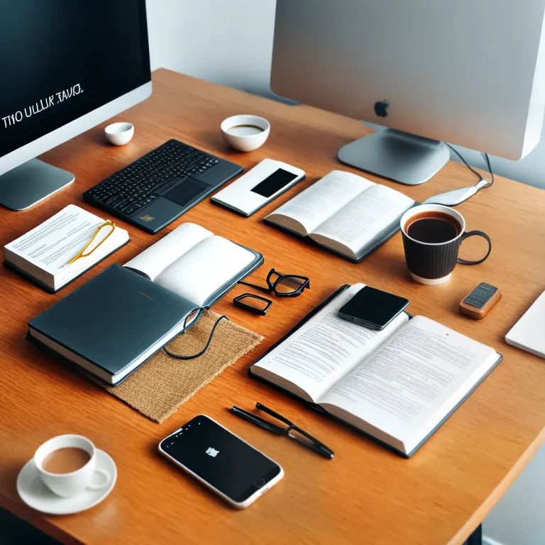 A importância da organização na Mesa de Trabalho para a vida cristã.