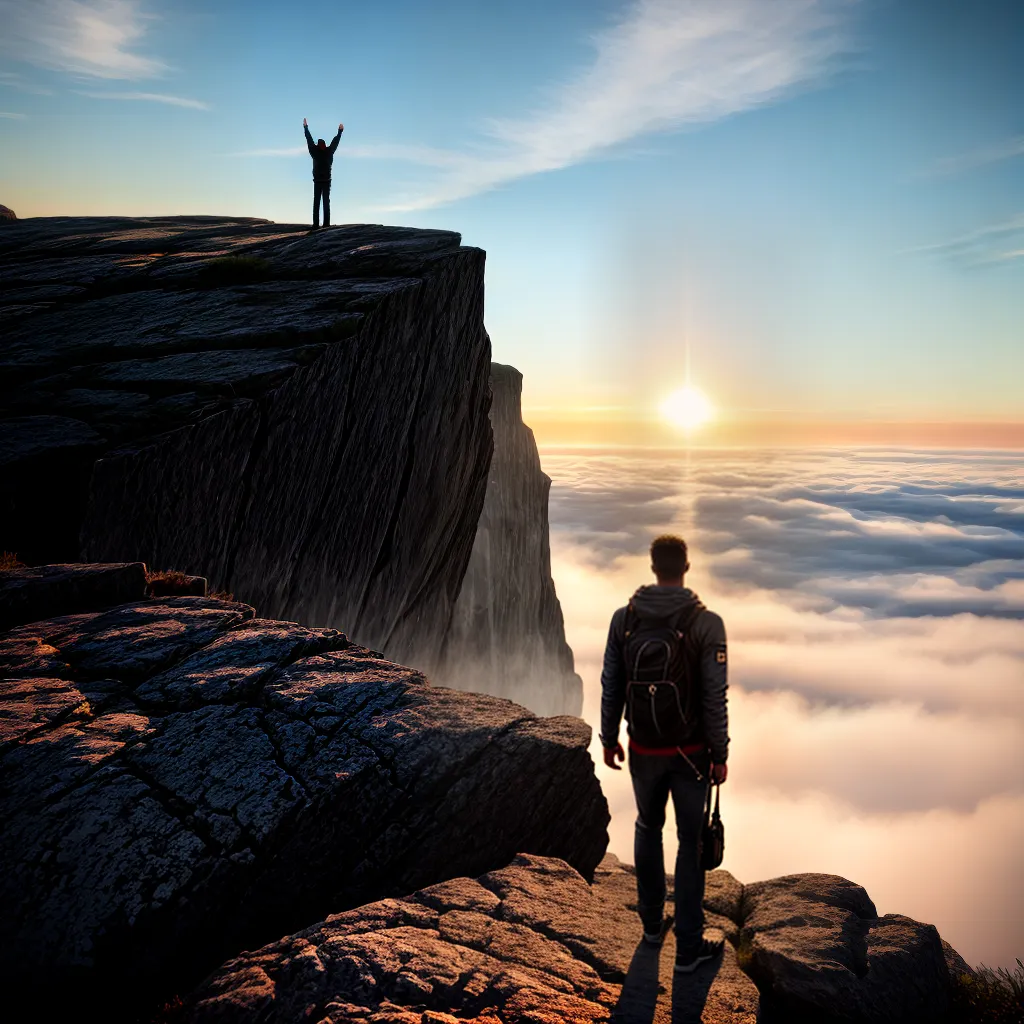 Fotos esperanca forca sol nuvem abismo