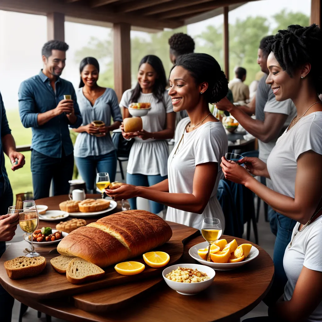 Fotos eucaristia mesa diversidade sorrisos