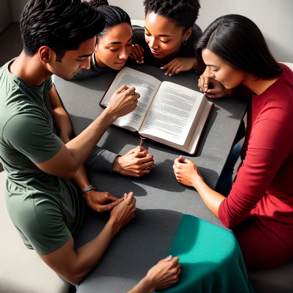 Fotos familia oracao biblia mesa