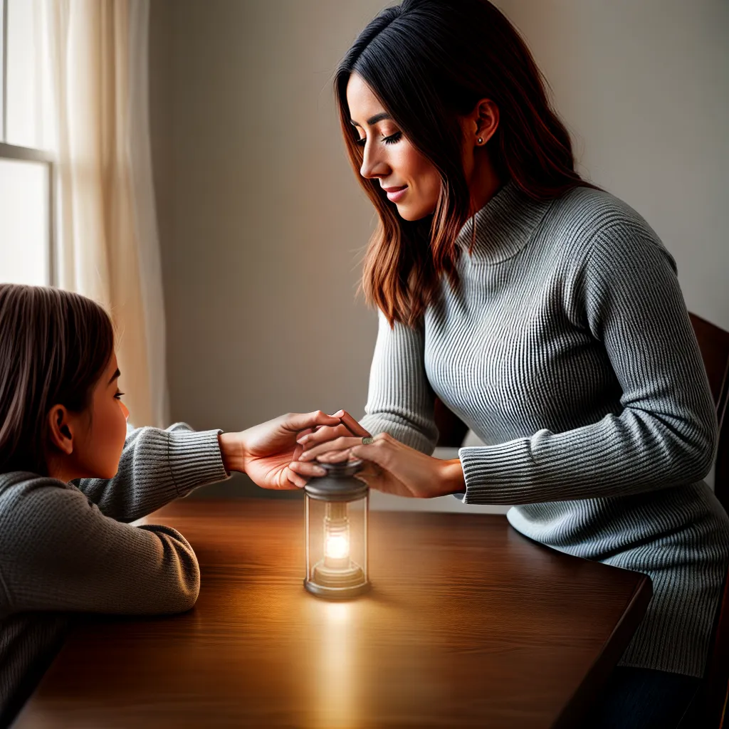 Fotos familia oracao luz amor