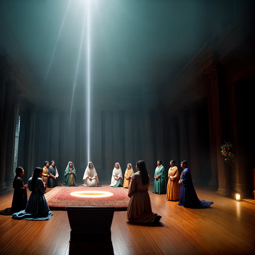 Fotos familia oracao luz fe