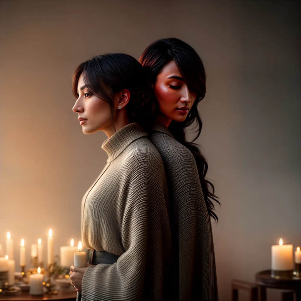 Fotos familia oracao luz vela uniao