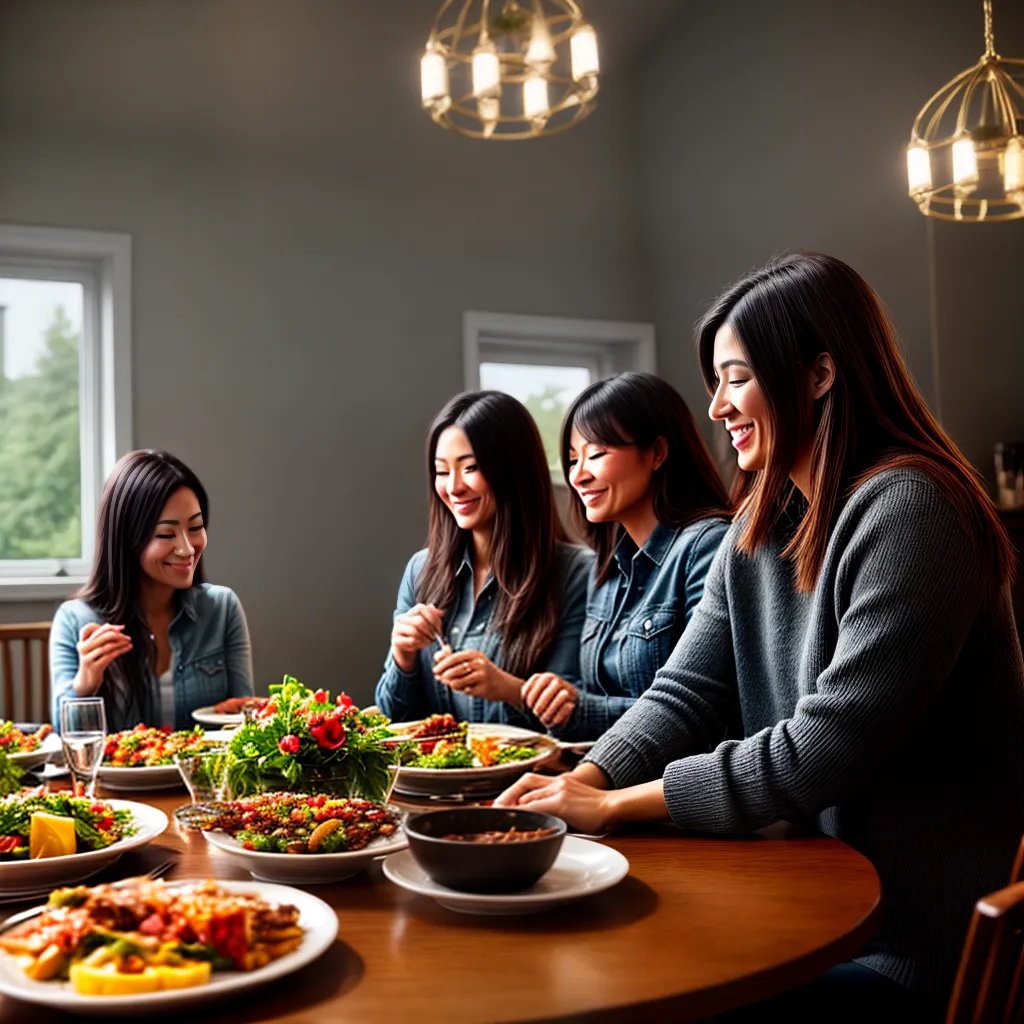 Fotos familia oracao mesa comida igreja