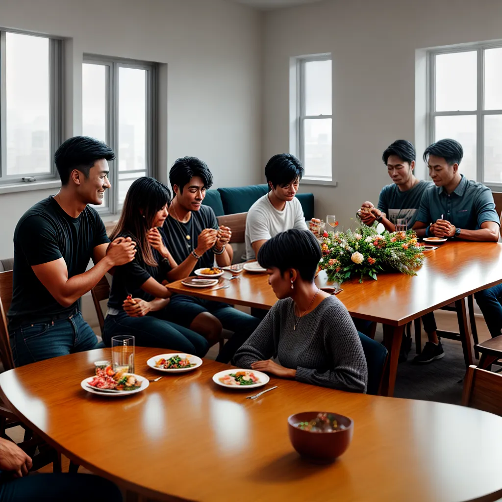 Como criar filhos com Valores Cristãos na Geração atual 7 Fotos familia oracao mesa jantar valores