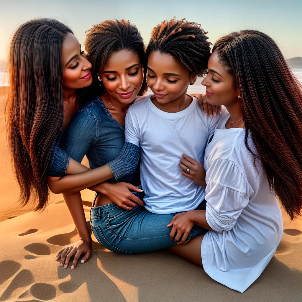 Fotos familia oracao por do sol