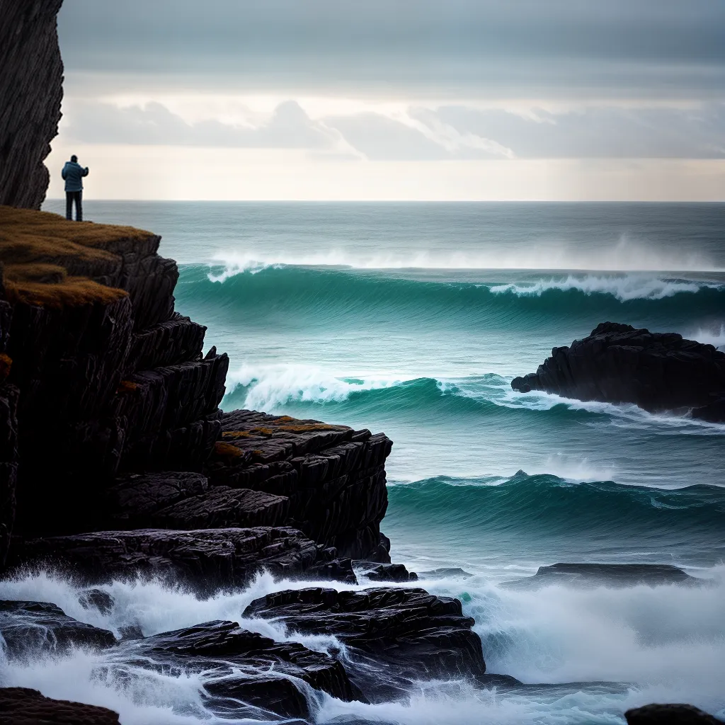 Fotos fe jesus mar temporal paz