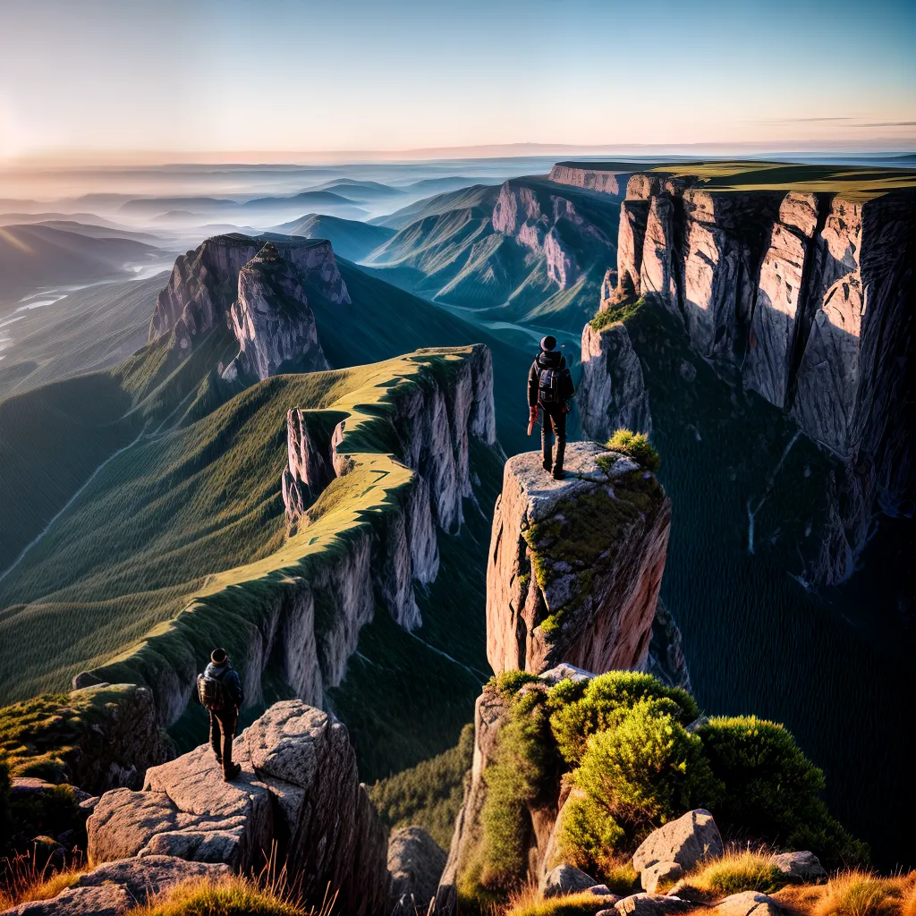 Fotos fe paisagem por do sol cliff