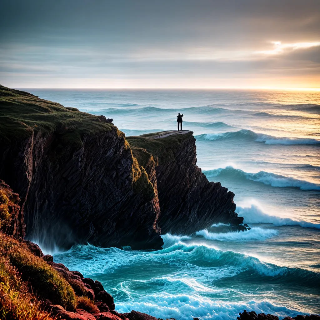 Fotos fe pessoa mar tempestade firme