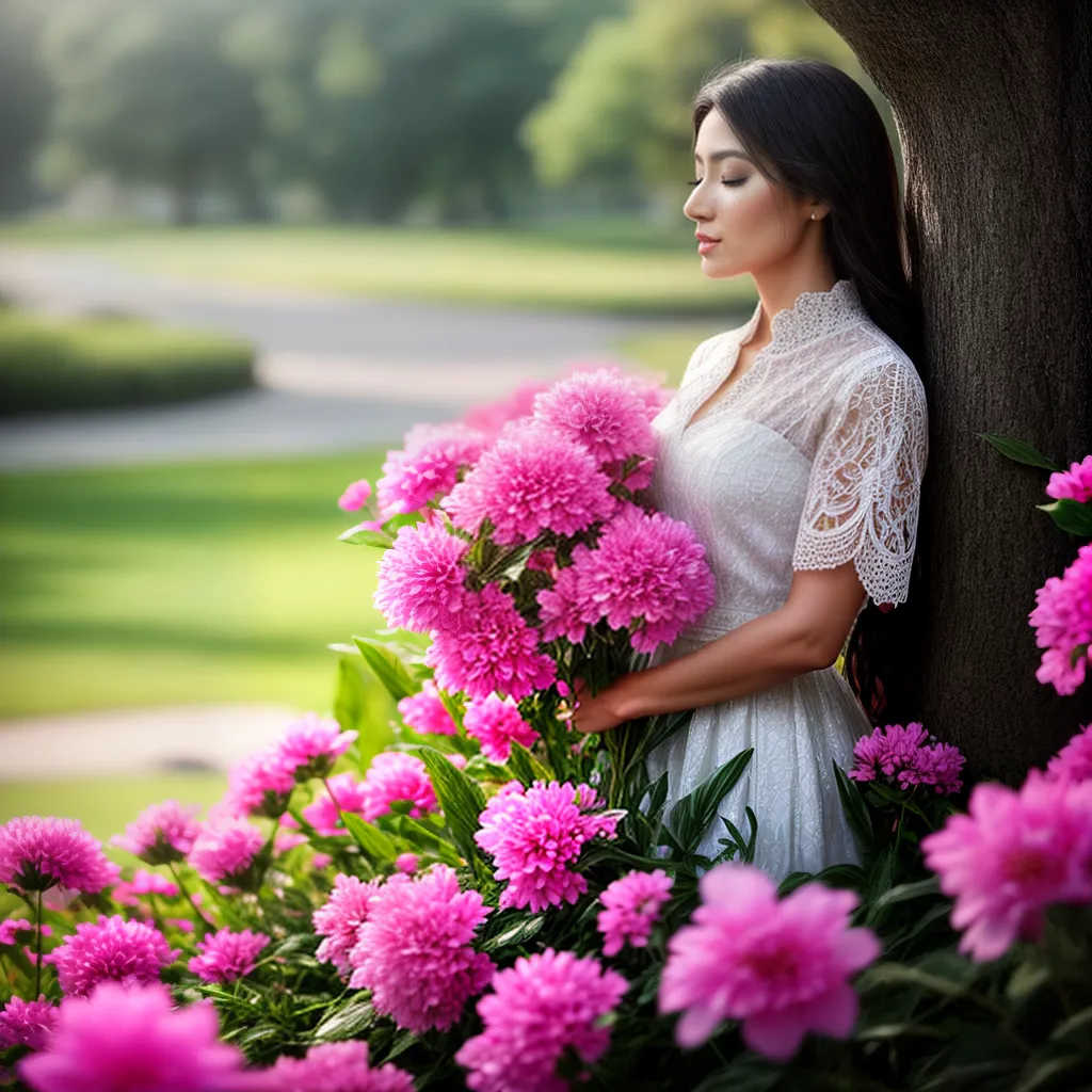 Fotos flor feminina meditacao natureza