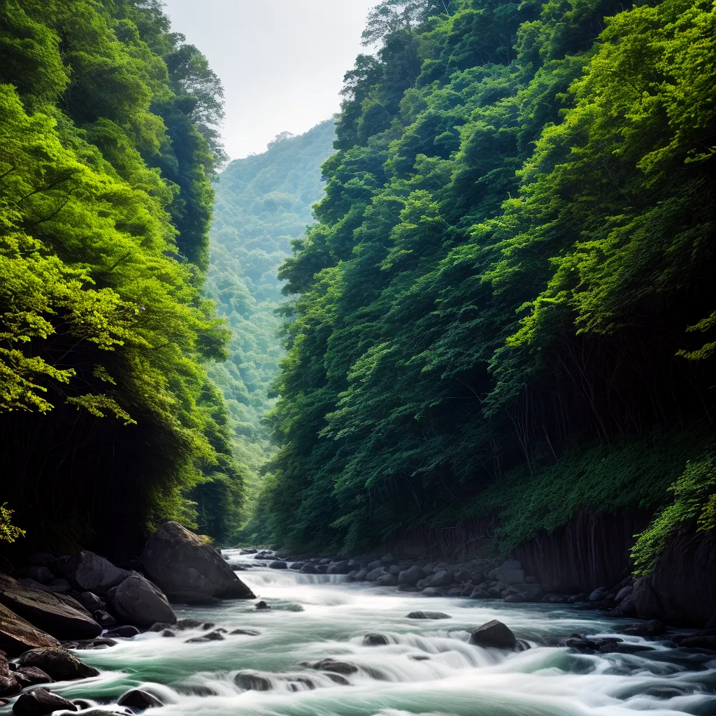 Fotos floresta rio natureza preservacao