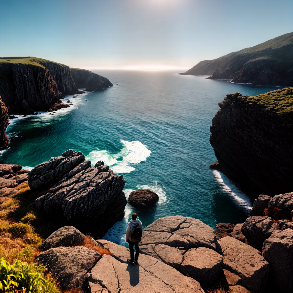 Reflexão e resiliência: superando as adversidades com fé 9 Fotos forca fe mar olhar