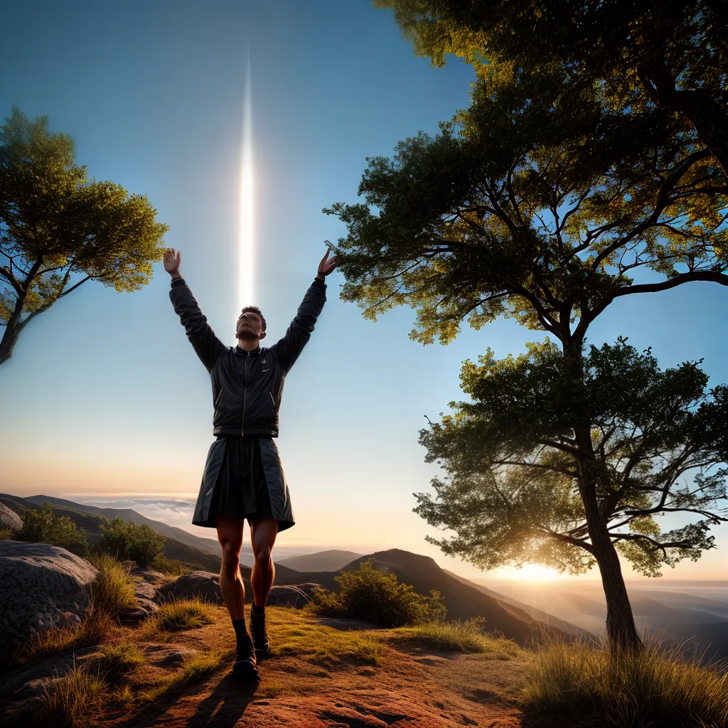 Fotos gratidao crista montanha sol