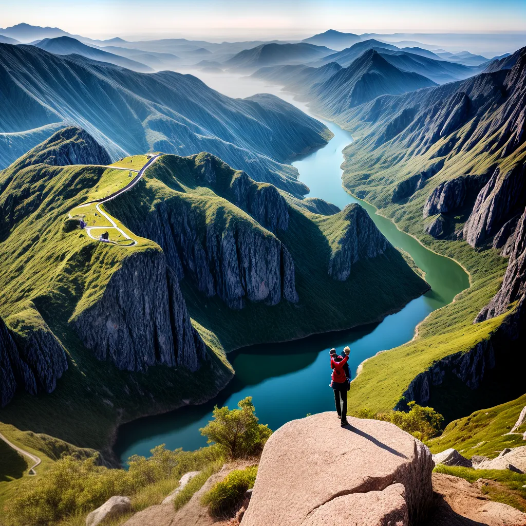 Fotos gratidao montanha sol ceu paisagem