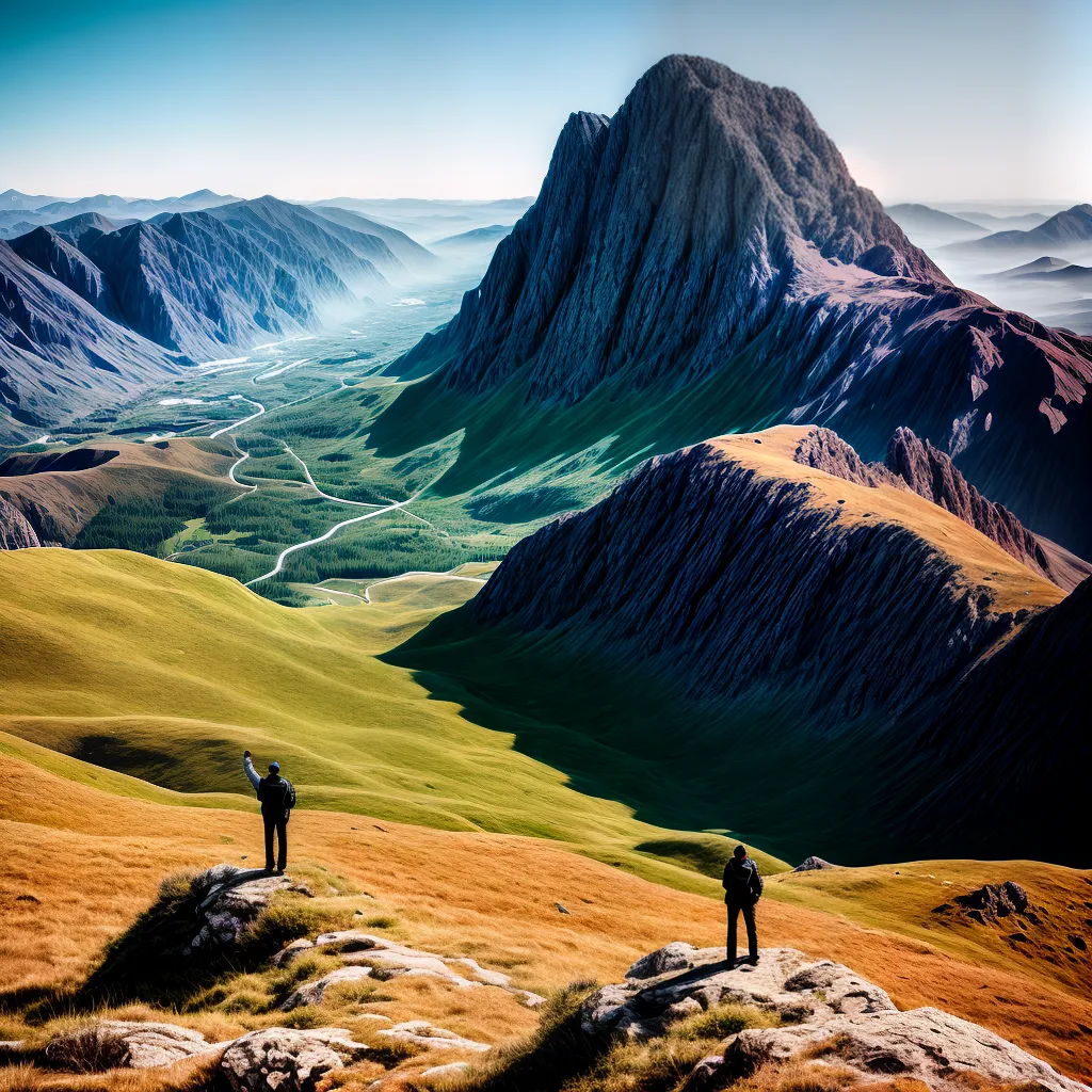 Fotos gratidao paz topo montanha paisagem