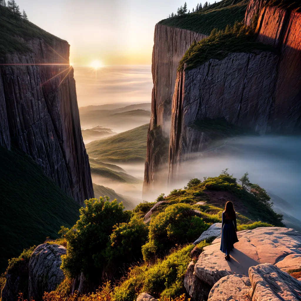 Fotos gratidao por do sol cliff sorriso