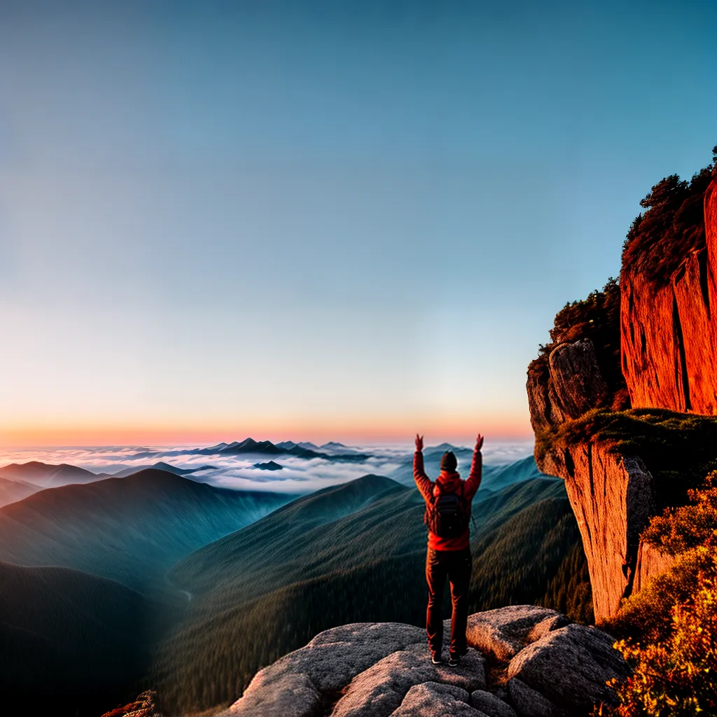 Fotos gratidao por do sol montanha 2