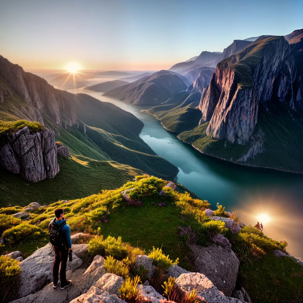 Fotos gratidao por do sol montanha 4