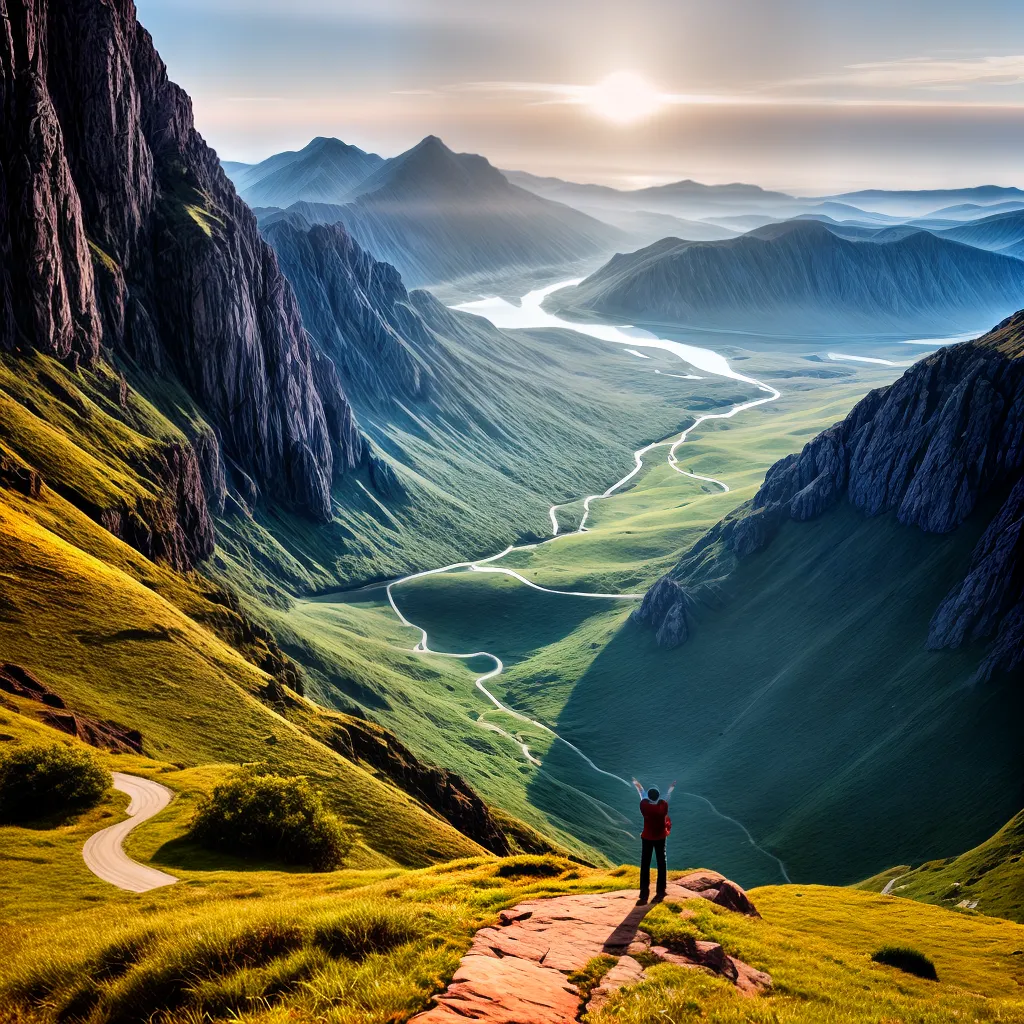 Fotos gratidao sol montanha paisagem 1