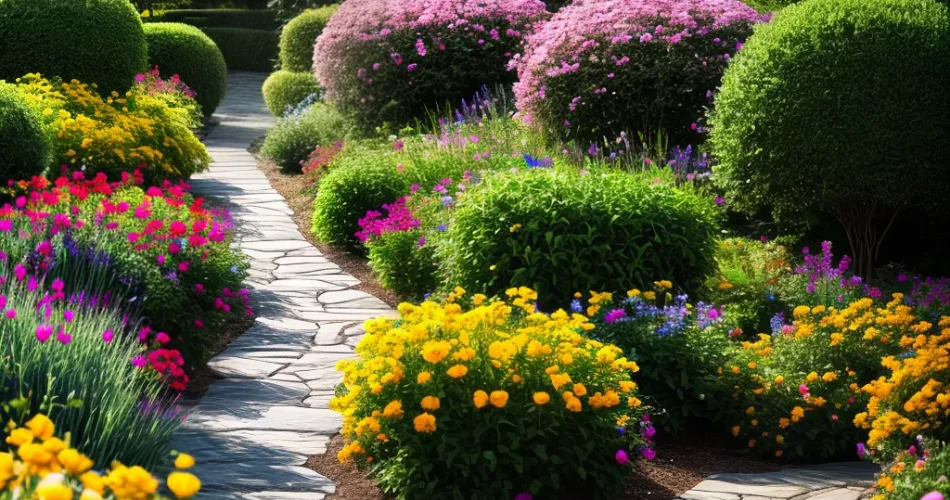 Fotos jardim colorido vida abundante fe