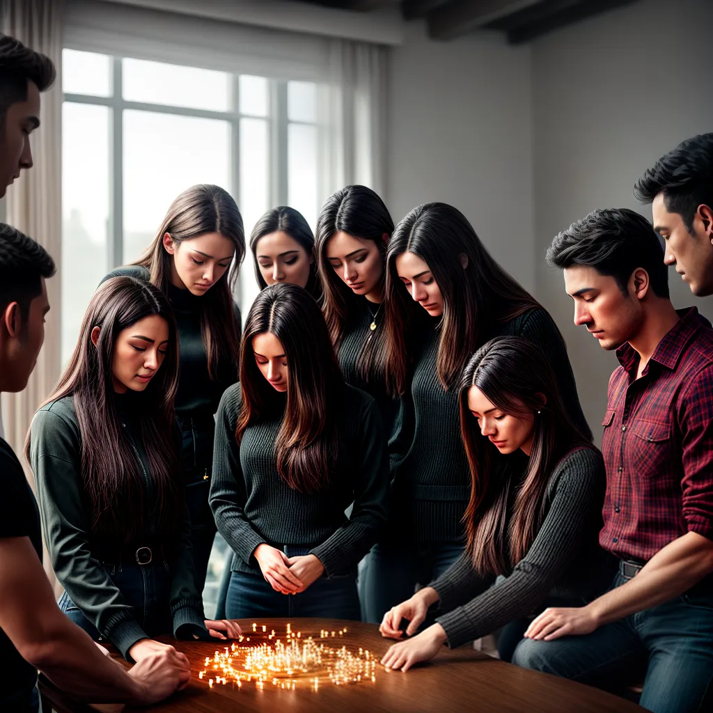 Fotos jovens oracao igreja comunidade