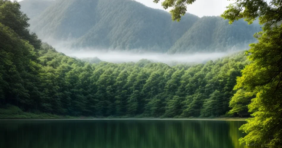 Fotos lago reflexao silencio retiro cristao