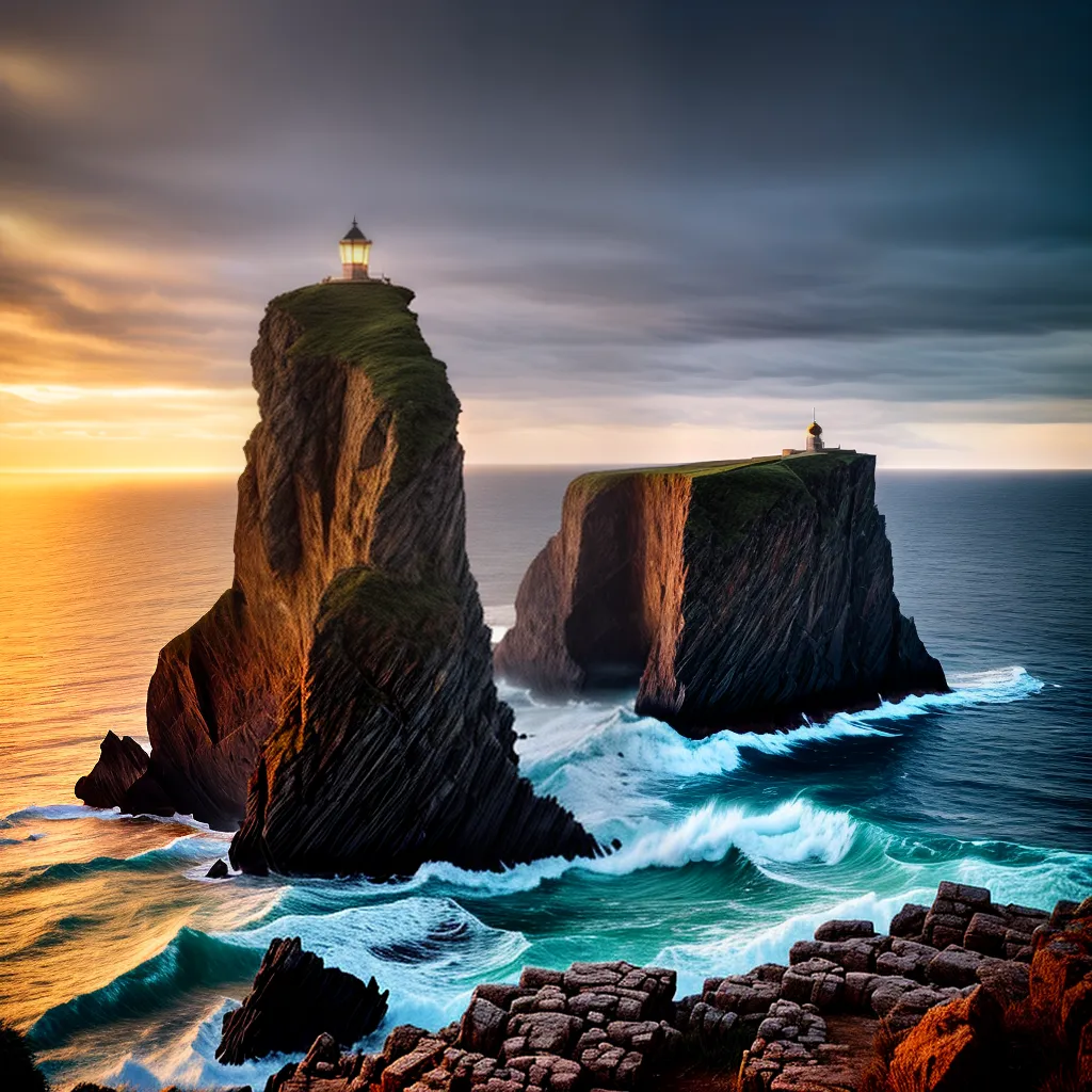 Fotos lanterna mar tempestade esperanca 2