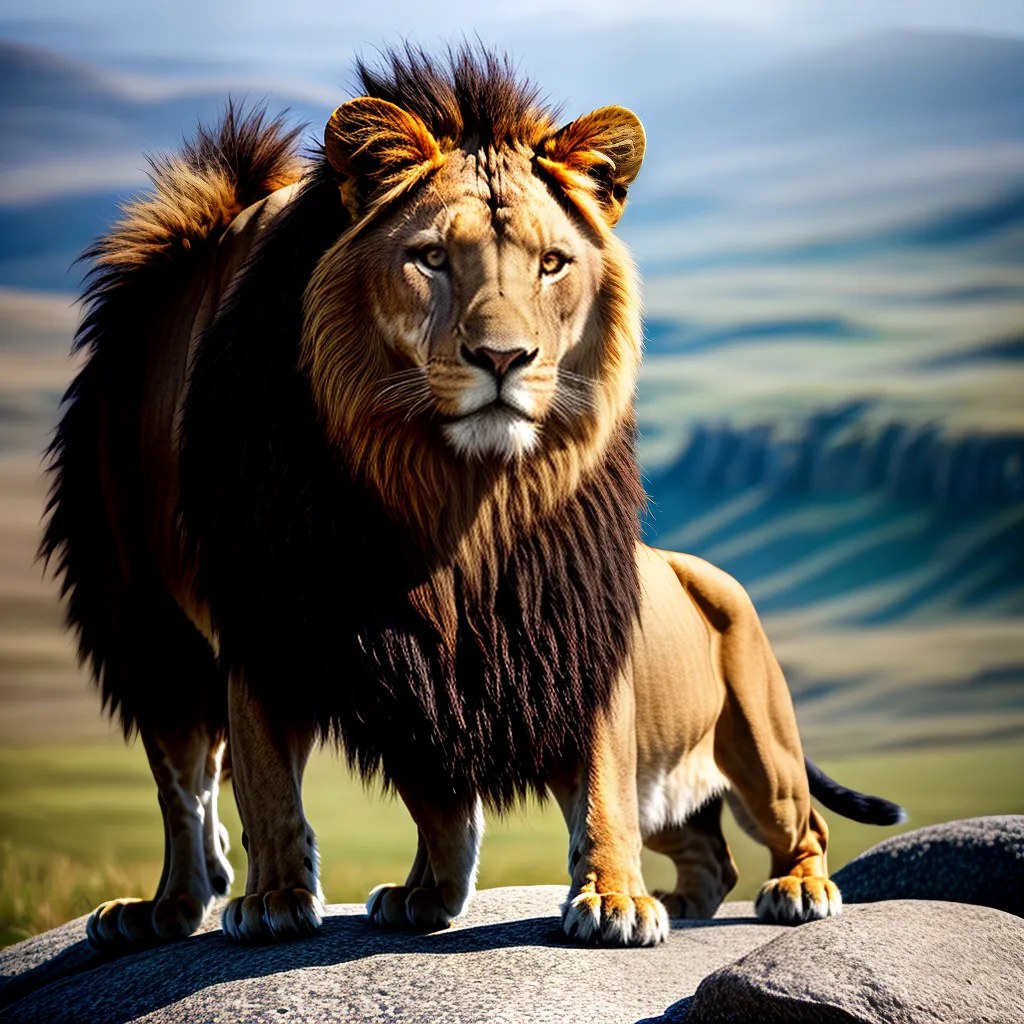 Fotos leao soberania deus savana