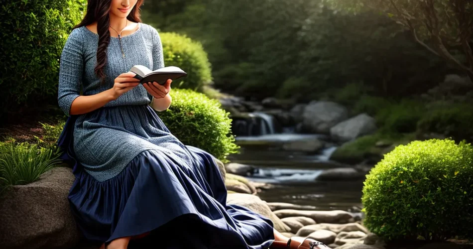 Fotos leitura biblia jardim paz