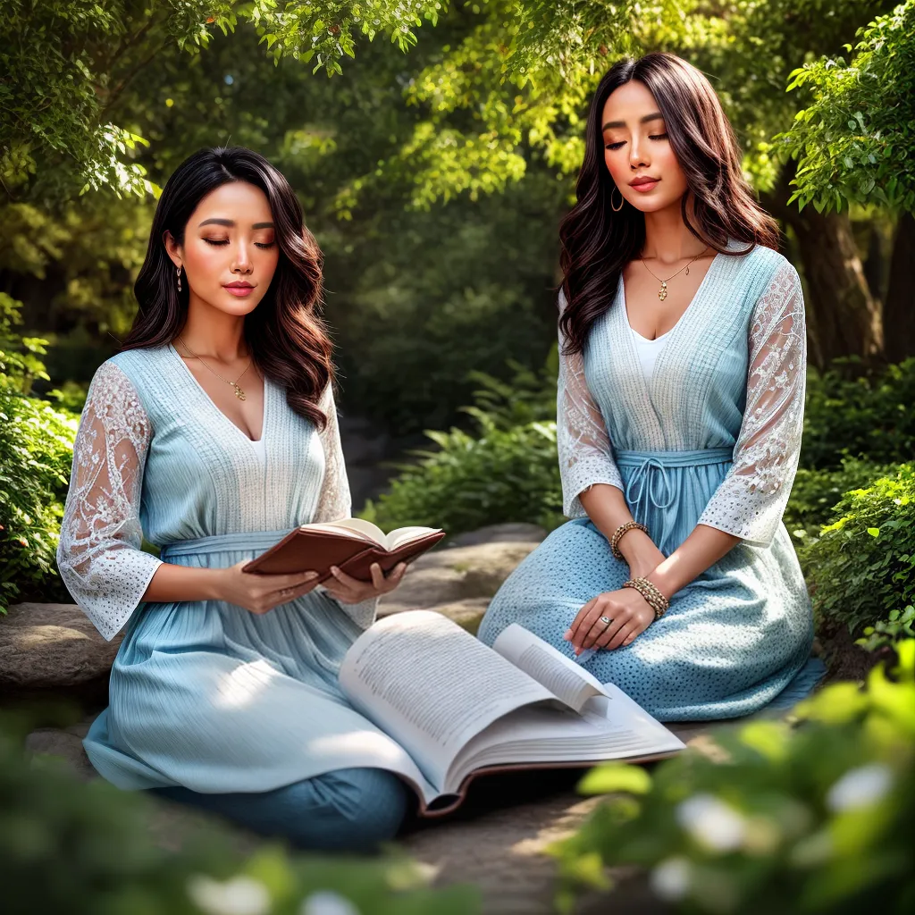 Fotos leitura biblia jardim paz sol