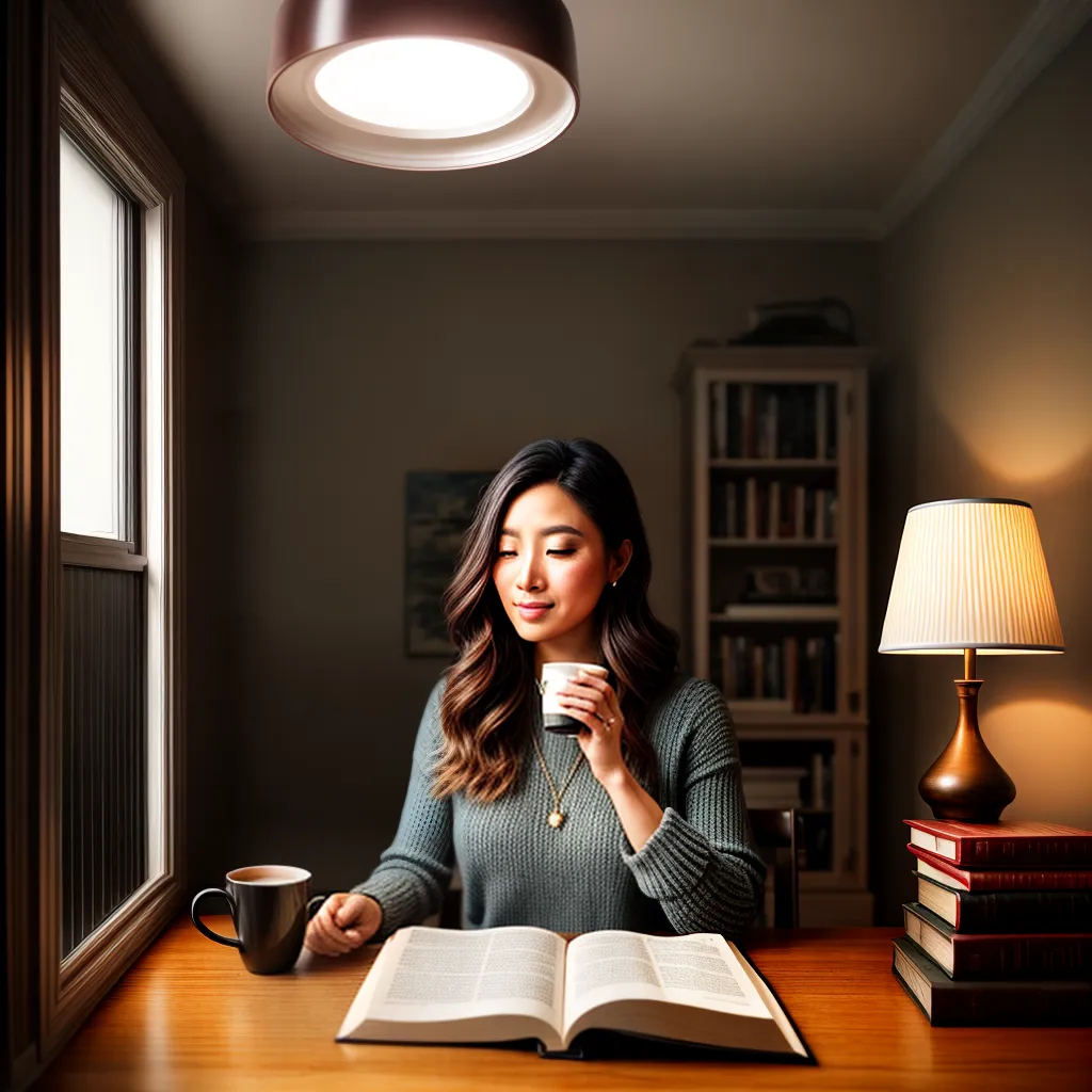 Fotos leitura biblia luz cha 1