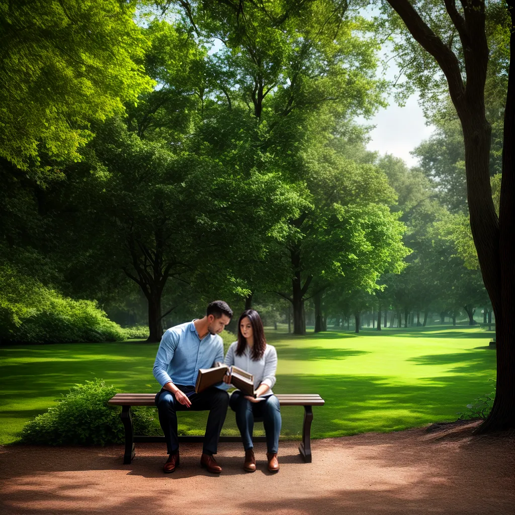 Como encontrar Descanso em meio aos Desafios da vida cristã 8 Fotos leitura biblia parque arvores