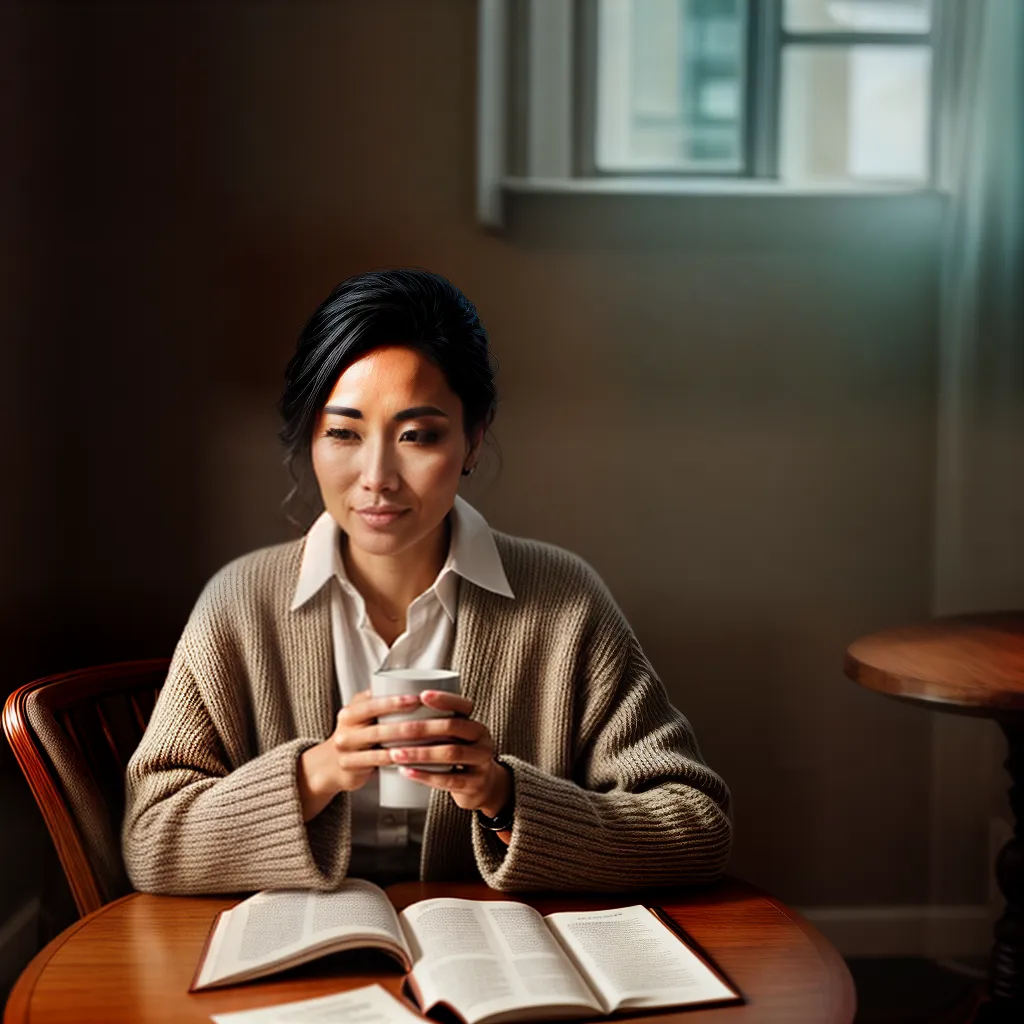 Fotos leitura biblia paz cadeira cafe