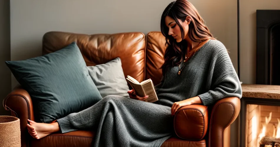 Fotos leitura biblia sofa lareira cha