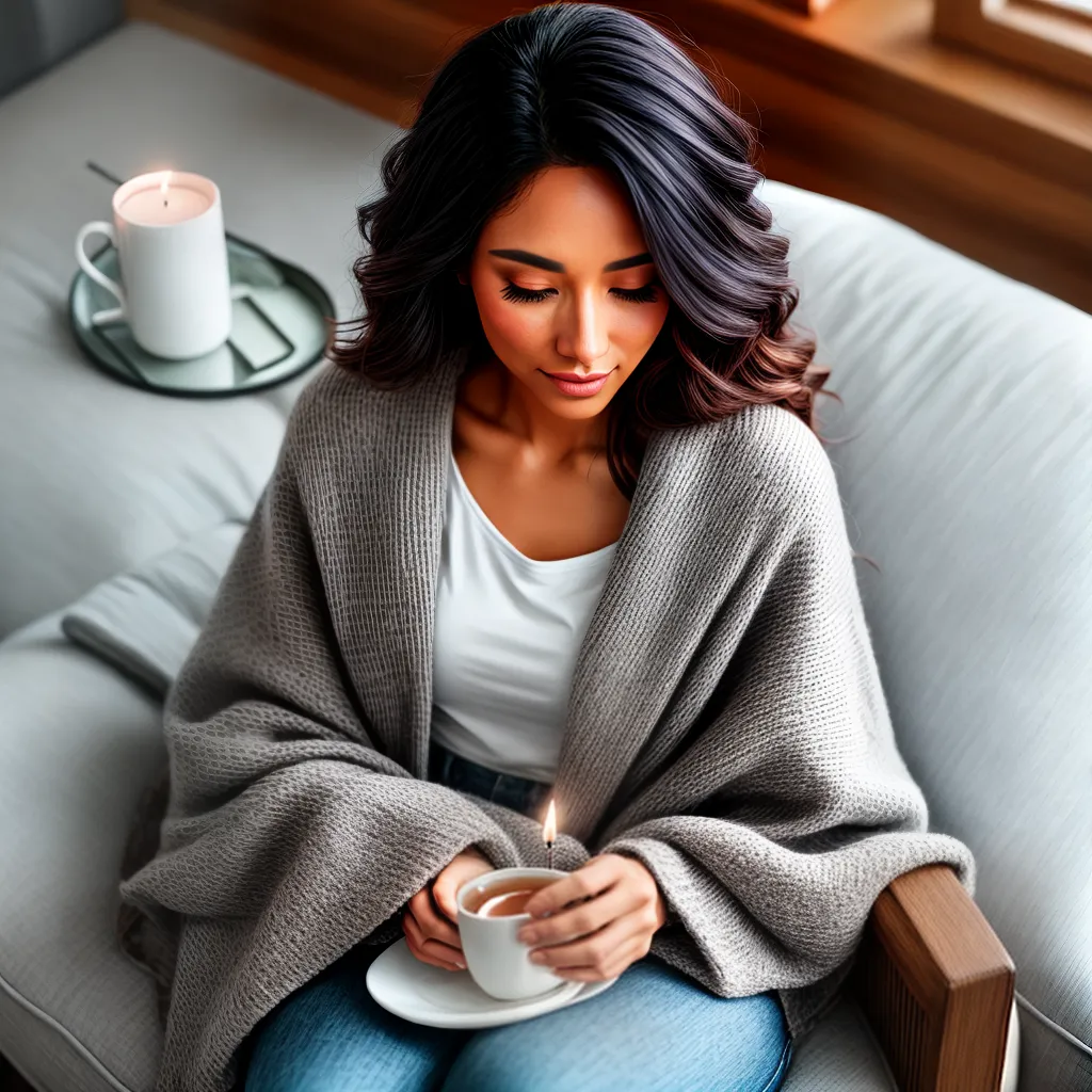 Fotos leitura conforto vela cha