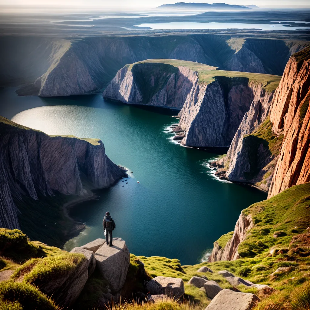 Fotos lideranca coragem paisagem aberta