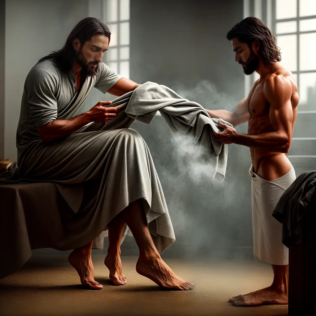 O exemplo que um líder cristão deve seguir em seu comando 9 Fotos lideranca crista jesus lavando pes