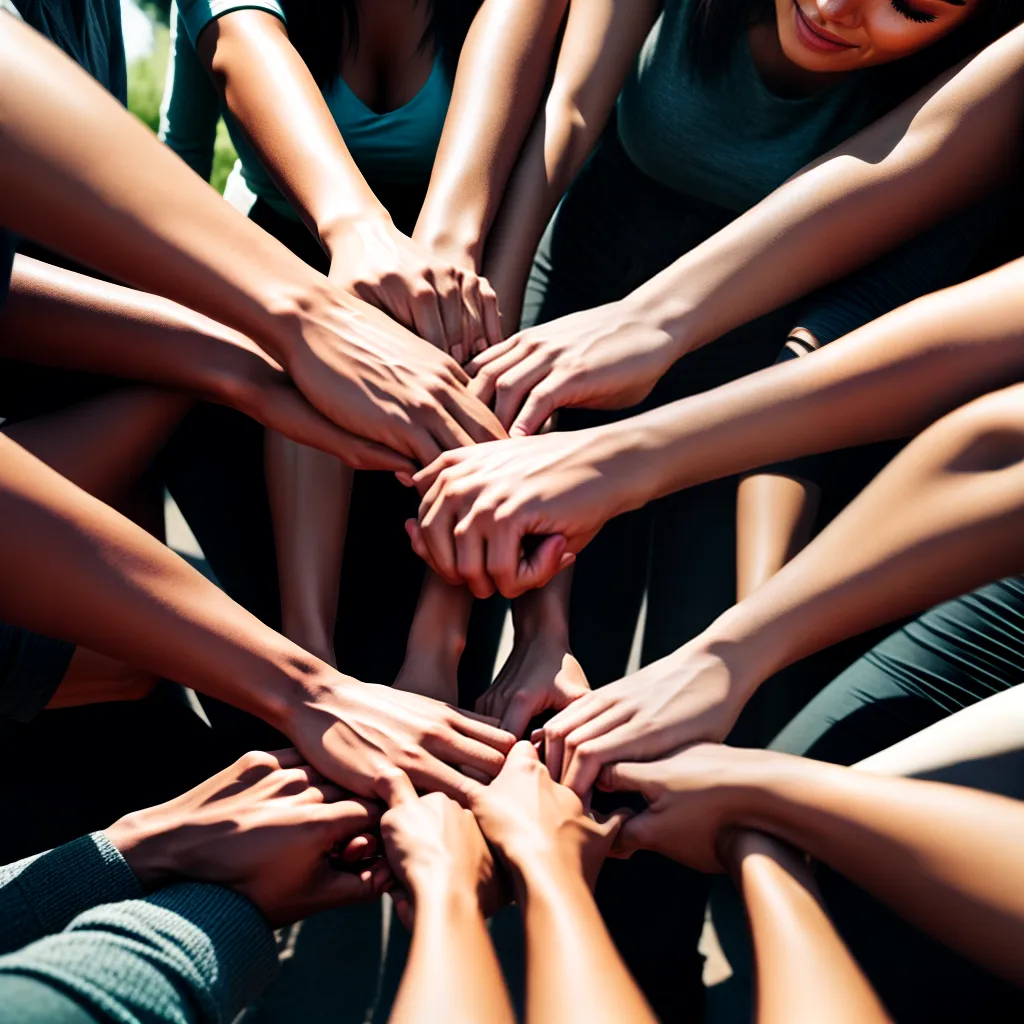 Como construir vínculos de apreciação na liderança cristã 6 Fotos lideranca crista maos unidas comunidade