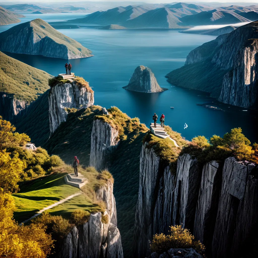 Fotos lideranca crista montanha desafios