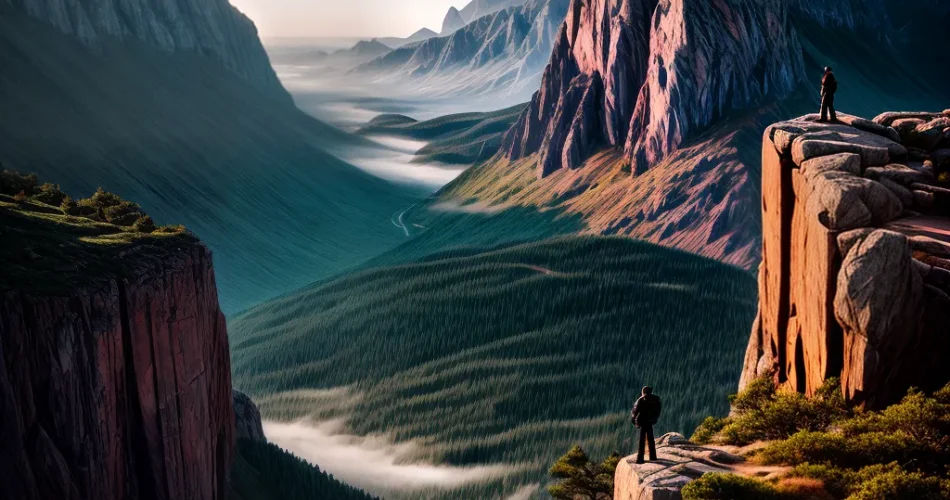 Fotos lideranca montanha visao coragem