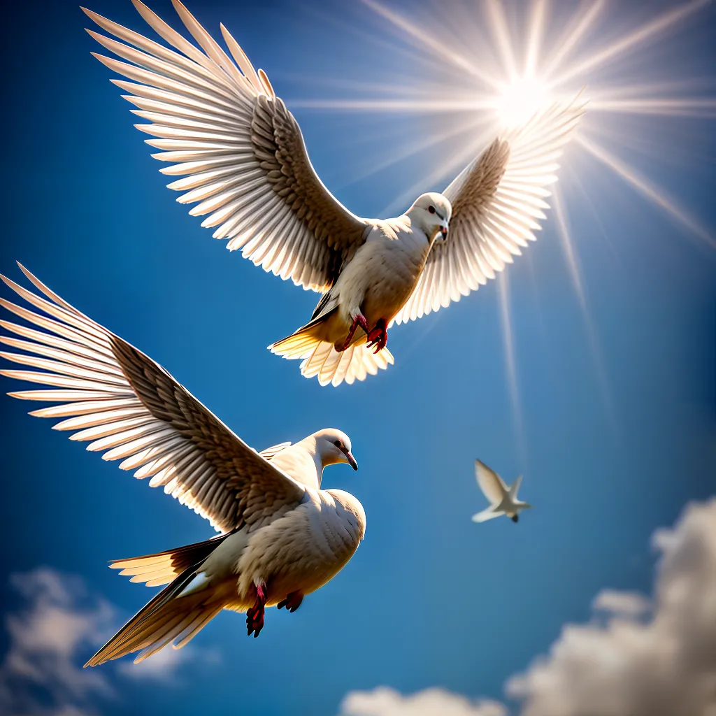 Fotos luz ceu pomba espirito santo