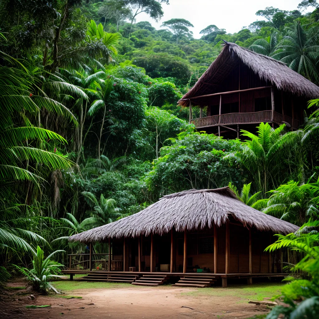 Fotos maloca indigena amazonia fogo