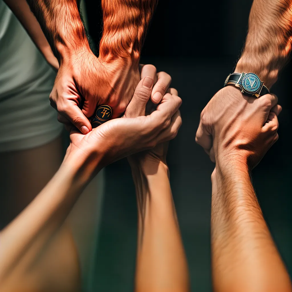 Fotos maos lealdade irmandade crista