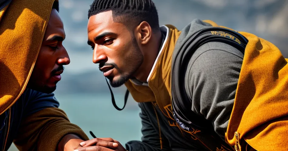 Fotos maos unidas idade fundo dourado