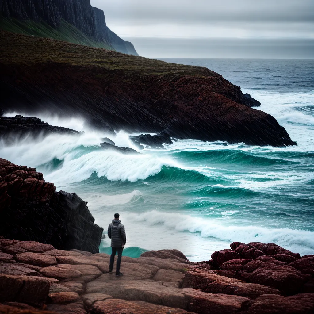 Fotos mar tempestade luz esperanca determinacao