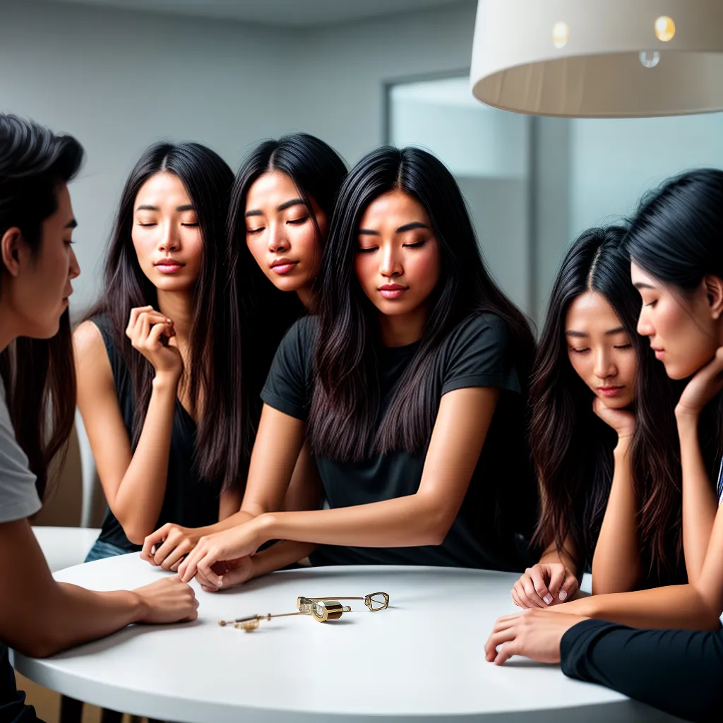 Fotos meditacao adolescentes circulo serenidade