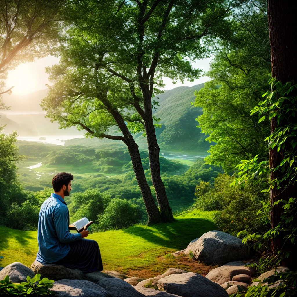 Fotos meditacao espiritual livro natureza