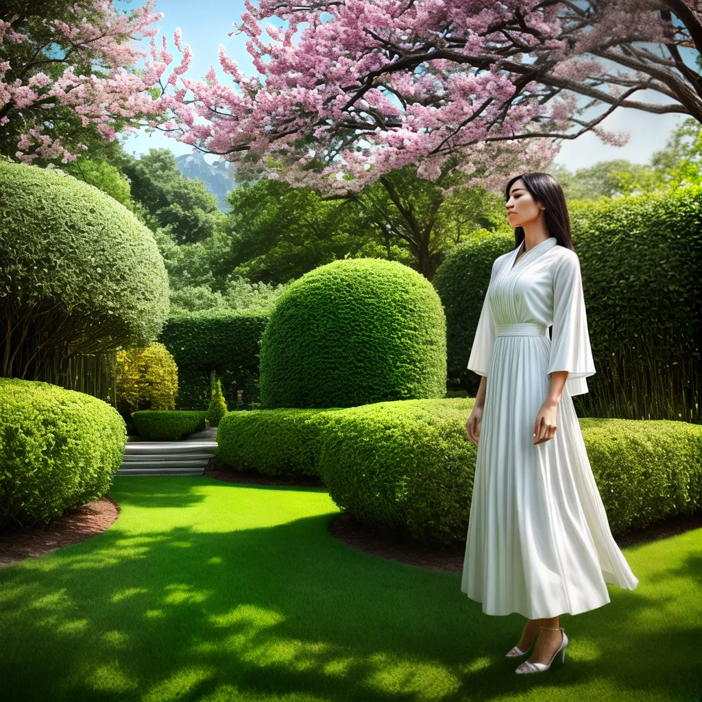 Fotos meditacao jardim paz flores verde