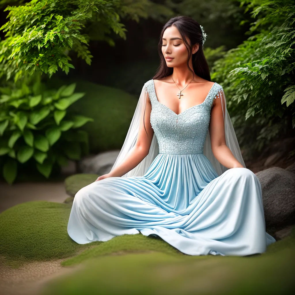 Fotos meditacao jardim serenidade paz